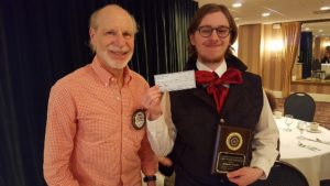 Marquette West Rotarian Bruce with Brendan Lochner