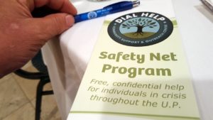 Dial Help is a safety net program run in the upper peninsula.