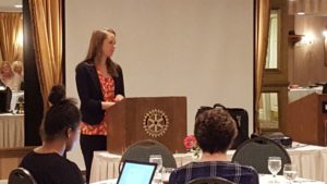Secretary of the Marquette Alger Young Authors, Andrea Kleinpaste.