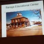 The plans for the home where Bishop Baraga died.