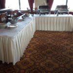 Each wednesday we meet for a great meal at the Landmark Inn and to hear what's going on in our community.