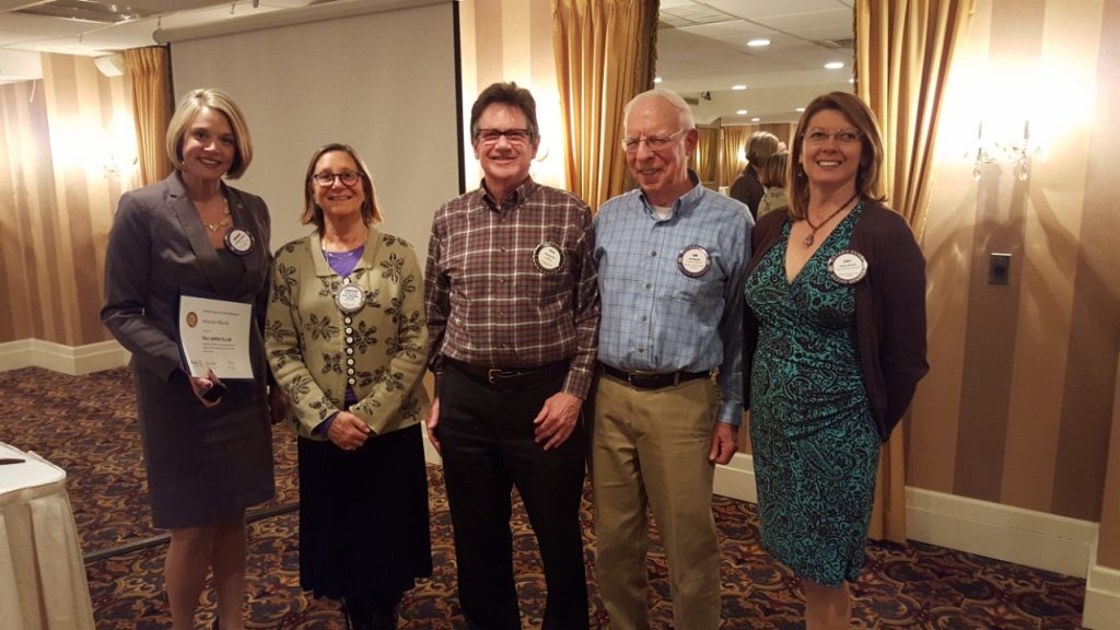 We had a number of individuals who were recognized for their contributions.