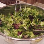 We enjoyed a great tossed salad.